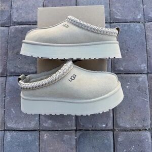 UGG Cream Platform Clogs